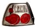 Anzo USA 221127 Hyundai Accent Chrome Tail Light Assembly - (Sold in Pairs) (221127, A1R221127)