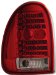 Anzo USA 311056 Dodge/Plymouth Red/Clear LED Tail Light Assembly - (Sold in Pairs) (311056, A1R311056)