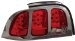 Anzo USA 321021 Ford Mustang Red/Clear LED Tail Light Assembly - (Sold in Pairs) (321021, A1R321021)