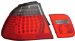 Anzo USA 321123 BMW Red/Smoke LED Tail Light Assembly - (Sold in Pairs) (321123, A1R321123)