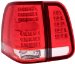 Anzo USA 311076 Lincoln Navigator Red/Clear LED Tail Light Assembly - (Sold in Pairs) (311076, A1R311076)