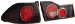 Anzo USA 221027 Honda Accord Black Tail Light Assembly - (Sold in Pairs) (221027, A1R221027)
