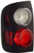 Anzo USA 211097 Infiniti QX4 Black Tail Light Assembly - (Sold in Pairs) (211097, A1R211097)
