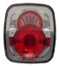 In Pro Car Wear CWT-CE407C Crystal Clear Tail Lamps 1984-2006 Jeep Wrangler (CWTCE407C, CWT-CE407C, I11CWTCE407C)