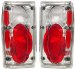 In Pro Car Wear CWT-CE2008C Crystal Clear Tail Lamps 1984-1988 Toyota Pickup 2/4WD (CWTCE2008C, CWT-CE2008C, I11CWTCE2008C)