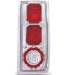 In Pro Car Wear CWT-CE343C Crystal Clear Tail Lamps 2003-2006 Hummer H2 (CWT-CE343C, CWTCE343C, I11CWTCE343C)
