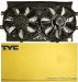 This is a Brand New TYC Radiator & Condenser Cooling Fan Assembly for Volkswagen Beetle 1.8L 1.9L 2.0L 1998, 1999, 2000, 2001, 2002,2003, 2004, 2005 (621000)