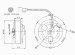 TYC A/C Condenser Fan Motor 630110 New (630110)