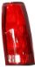 TYC 11-1913-01 Chevrolet/GMC Passenger Side Replacement Tail Light Assembly without Connector (11-1913-01, 11191301)