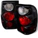 98-01 Ford Ranger Euro Tail Lights - JDM Black (ALTYDFR98BK, ALT-YD-FR98-BK)