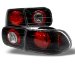 92-95 Honda Civic 2/4DR Euro Tail Lights - JDM Black (ALTYDHC9224DBK, ALT-YD-HC92-24D-BK)