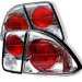 01-03 Honda Civic 4DR Euro Tail Lights - Chrome (ALTYDHC014DC, ALT-YD-HC01-4D-C)