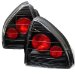 92-96 Honda Prelude Euro Tail Lights - JDM Black (ALTYDHP92BK, ALT-YD-HP92-BK)