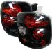 99-04 Chevy Silverado Stepside Altezza Tail Lights Black (ALTYDCS99STSBK, ALT-YD-CS99STS-BK)