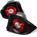 01-04 Honda Civic 2Dr Euro Tail Lights - JDM Black (ALT-YD-HC01-2D-BK, ALTYDHC012DBK)