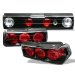 88-91 Honda CRX Euro Tail Lights - JDM Black (ALTYDHCRX88BK, ALT-YD-HCRX88-BK)