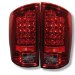 02-05 Dodge Ram LED Tail Lights - Red Clear (ALTYDDRAM02LEDRC, ALT-YD-DRAM02-LED-RC)
