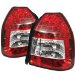96-00 Honda Civic 3Dr LED Tail Lights - Red Clear (ALT-YD-HC96-3D-LED-RC, ALTYDHC963DLEDRC)