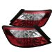 2006 Up Honda Civic 2Dr LED Tail Lights - Red Clear (ALTYDHC062DLEDRC, ALT-YD-HC06-2D-LED-RC)