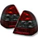 SPYDER Mercedes Benz W202 C-Class 94-00 LED Tail Lights - Red Smoke /1 pair (ALTYDMBZC94LEDRS, ALT-YD-MBZC94-LED-RS)