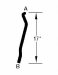 Dayco 86114 Heater Hose (DY86114, D3586114, 86114)