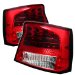 05+ Dodge Charger Lead Tail Lights - Red & Clear (ALTYDDCH05LEDRC, ALT-YD-DCH05-LED-RC)