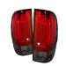 SPYDER Ford F250/350/450/550 Super Duty 08-09 LED Tail Lights - Red Smoke/1 pair (ALT-YD-FS07-LED-RS)