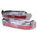 SPYDER Acura Integra 90-93 2DR Altezza Tail Lights - Red Clear /1 pair (ALTYDAI90RC, ALT-YD-AI90-RC)