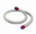 SSteel-Flex Heater Hose Kit Incl. Heater Hose w/2 Red And Blue Magna-Clamps 5/8 in. ID L-4 ft. (39690, S7139690)