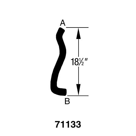 Drive-Rite Curved Radiator Hose - E71133 (E71133)