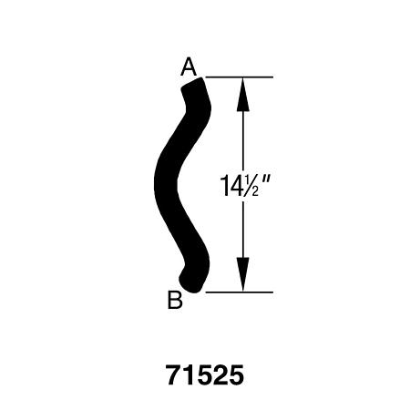 Drive-Rite Curved Radiator Hose - C71525 (C71525)