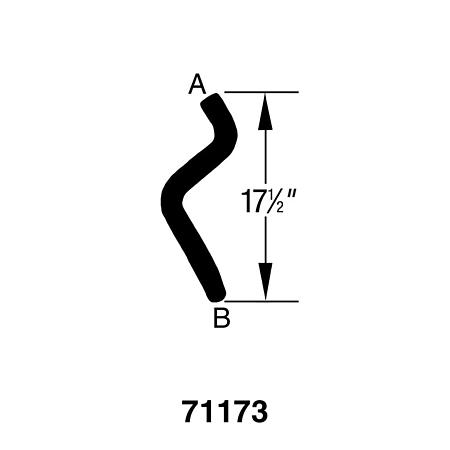 Drive-Rite Curved Radiator Hose - D71173 (D71173)