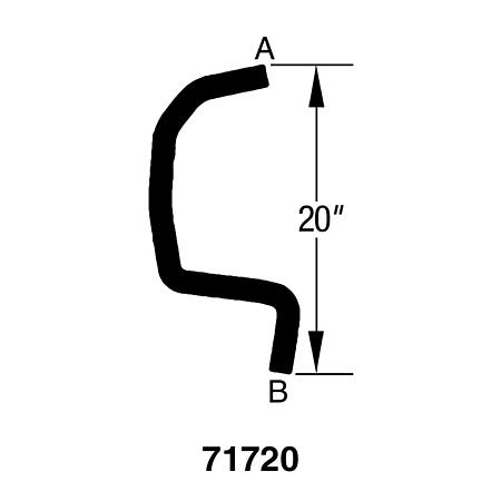 Drive-Rite Curved Radiator Hose - E71720 (E71720)