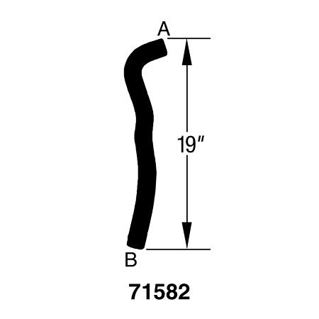 Drive-Rite Curved Radiator Hose - E71582 (E71582)