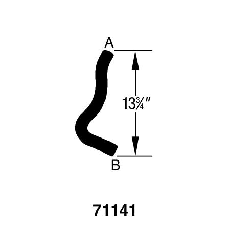 Dayco Curved Radiator Hose - C71141 (C71141)