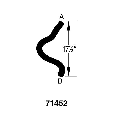 Drive-Rite Curved Radiator Hose - D71452 (D71452)