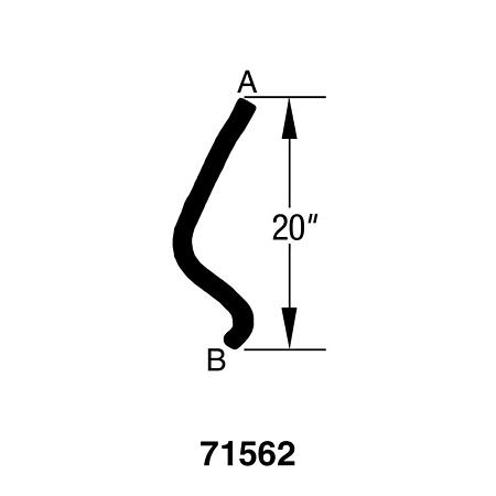 Drive-Rite Curved Radiator Hose - E71562 (E71562)