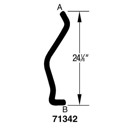 Drive-Rite Curved Radiator Hose - E71342 (E71342)