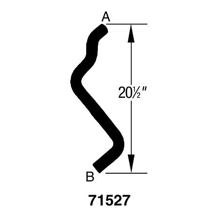 Drive-Rite Curved Radiator Hose - E71527 (E71527)