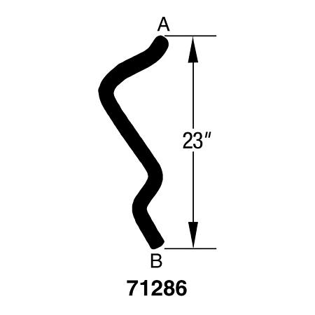 Dayco Curved Radiator Hose - E71286 (E71286)