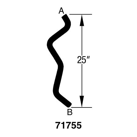 Drive-Rite Curved Radiator Hose - E71755 (E71755)
