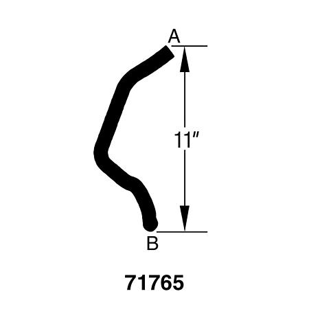 Drive-Rite Curved Radiator Hose - C71765 (C71765)