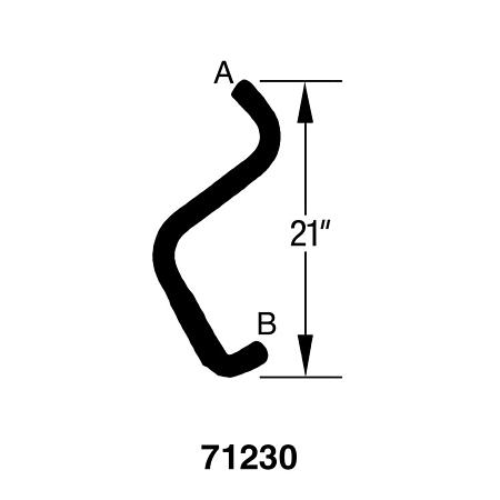 Drive-Rite Curved Radiator Hose - E71230 (E71230)