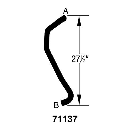 Drive-Rite Curved Radiator Hose - E71137 (E71137)