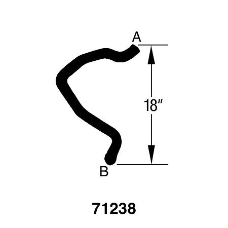 Drive-Rite Curved Radiator Hose - E71238 (E71238)