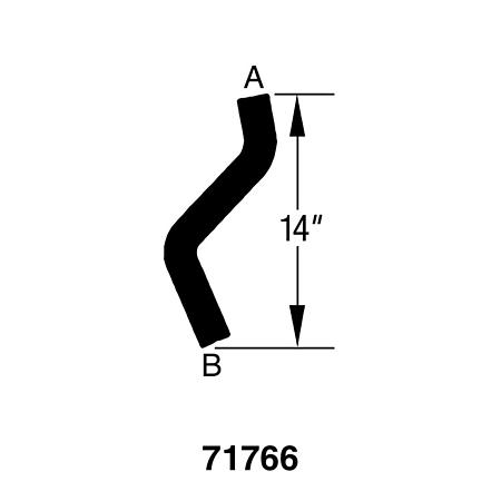 Drive-Rite Curved Radiator Hose - C71766 (C71766)