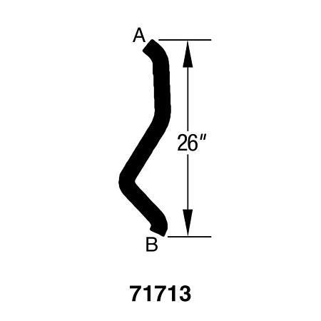 Drive-Rite Curved Radiator Hose - E71713 (E71713)