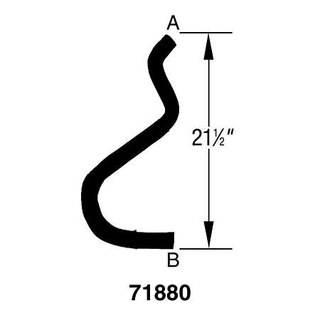Drive-Rite Curved Radiator Hose - E71880 (E71880)