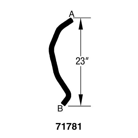 Drive-Rite Curved Radiator Hose - E71781 (E71781)