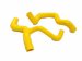 OBX Yellow Silicone Radiator Hose for 00-04 Ford Focus ZX3/ZX5 ZETEC (RH12Y)